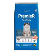 Ração Premier Gato Castrado Ambientes Internos Frango 7,5Kg