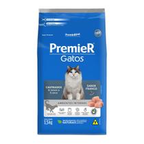 Ração Premier Gatos Castrados 6 Meses A 6 Anos Frango 1.5Kg Ração Premier Gatos Castrados 6 Meses A 6 Anos Frango 1.5Kg