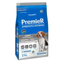 Ração Premier Light Cães Adultos Pequeno Porte Sabor Frango e Salmão 2,5kg