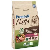 Ração PremieR Nattu cachorros adultos raças pequenas frango, mandioca e linhaça 10,1kg