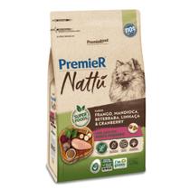 Ração Premier Nattu Cães Adultos Mandioca Pequeno Porte Ração Premier Nattu Cães Adultos Mandioca Pequeno Porte