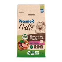 Ração Premier Nattu Cães Adultos Pequeno sabor Frango e Abóbora 10,1 Kg
