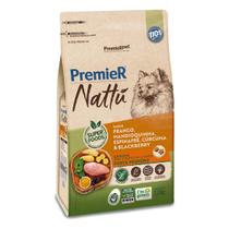 Ração Premier Nattu Cães Adultos Pequeno sabor Frango e Mandioquinha 1 Kg