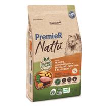 Ração Premier Nattu Cães Adultos Pequeno sabor Frango e Mandioquinha 10,1 Kg