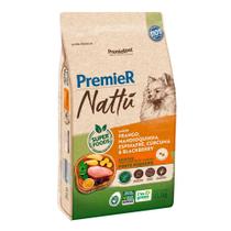 Ração Premier Nattu Cães Adultos Raças Pequenas Mandioquinha 10,1kg
