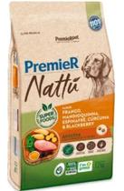 Ração Premier Nattu Cães Adultos Sabor Mandioquinha 12 Kg