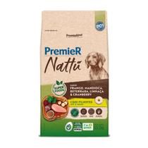 Ração Premier Nattu Cães Filhotes sabor Frango e Mandioca 10,1 Kg