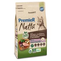 Ração Premier Nattu Cães Sênior Porte Pequeno Sabor Mandioca