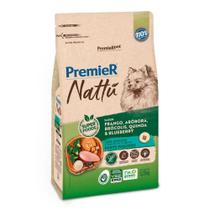 Ração Premier Nattú Frango/Abóbora/Brócolis, Cães Peq 1Kg