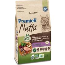 Ração Premier Nattu Gatos Castrados Frango/Mandioca 1,5Kg Ração Premier Nattu Gatos Castrados Frango/Mandioca 1,5Kg