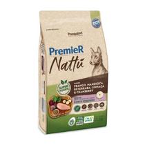 Ração Premier Nattú Natural Para Cães Sênior Pequenos 10,1Kg