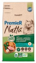 Ração Premier Nattu para Cães Adultos de Porte Pequeno Sabor Abóbora 2,5 Kg