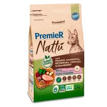 Ração Premier Nattu para Cães Sênior de Porte Pequeno Sabor Mandioca 2,5kg