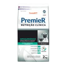 Ração Premier Nutrição Clínica Cães Hipoalergênico Raças Pequenas e filhotes Proteína hidrolisada e Mandioca