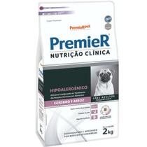 Ração Premier Nutrição Clínica Hipoalergênico Cordeiro Adulto Raça Pequena 10,1 kg