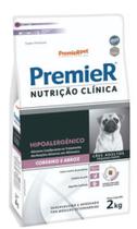 Ração Premier Nutrição Clínica Hipoalergênico Cordeiro e Arroz para Cães Adultos Pequeno Porte 2,5kg