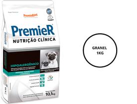 Ração Premier Nutrição Clinica Hipoalergênico para Cães Adultos e Filhotes Mandioca 1kg (A GRANEL)