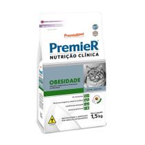 Ração Premier Nutrição Clínica Obesida Gatos Adultos 1,5kg Ração Premier Nutrição Clínica Obesida Gatos Adultos 1,5kg