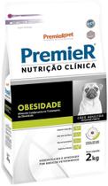 Ração Premier Nutrição Clínica Obesidade para Cães Adultos Pequeno Porte 2KG