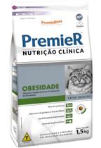 Ração Premier Nutrição Clínica Obesidade para Gatos Adultos 1,5 kg - Premier Pet