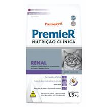 Ração premier nutrição clínica renal gatos adultos 1,5 kg