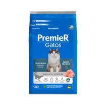 Ração Premier para Gatos Castrados de 6 meses a 6 anos Sabor Frango - 500g Ração Premier para Gatos Castrados de 6 meses a 6 anos Sabor Frango - 500g