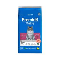 Ração Premier para Gatos Castrados de 7 a 11 anos Sabor Frango - 7,5kg