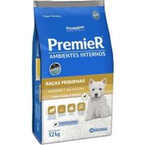 Ração Premier Pet Ambiente Internos Cães Filhotes Sabor Frango e Salmão 7,5 kg