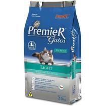 Ração Premier Pet Gatos Amb Internos Light Ad Salmão 7,5