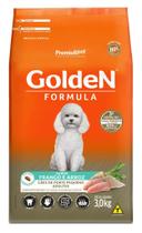 Ração premier pet golden formula frango e arroz para cães adultos de raças pequenas 3,0 kg