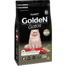 Ração PremieR Pet GoldeN Para Gatos Adultos Carne - 3Kg Ração PremieR Pet GoldeN Para Gatos Adultos Carne - 3Kg