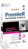 Ração Premier Pet Nutrição Clínica Diabetes para Cães Adultos Pequeno Porte 2KG