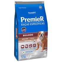 Ração Premier Raças Específicas Para Cães Bulldog Adultos Sabor Frango 12 Kg