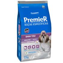Ração Premier Raças Específicas Para Cães Shih Tzu Adultos Sabor Frango 7,5 kg Ração Premier Raças Específicas Para Cães Shih Tzu Adultos Sabor Frango 7,5 kg