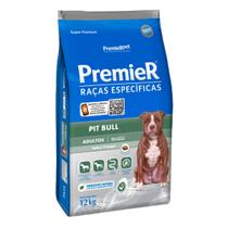 Ração Premier Raças Específicas Pit Bull Adulto Sabor Frango 12kg Ração Premier Raças Específicas Pit Bull Adulto Sabor Frango 12kg