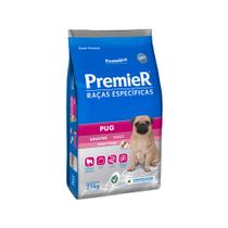 Ração Premier Raças Específicas Pug Para Cães Adultos Sabor Frango - 7,5 Kg - Premier Pet