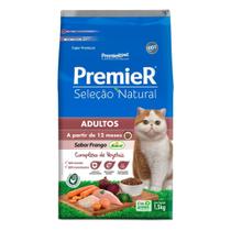 Ração Premier Seleção Natural Gatos Adultos sabor Frango 1,5 Kg Ração Premier Seleção Natural Gatos Adultos sabor Frango 1,5 Kg