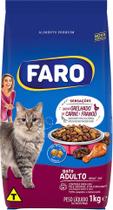 Ração Premium Faro para Gatos Adultos Sensações Grelhados de Carnes - 1kg
