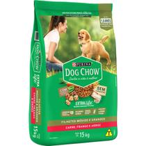 Ração Premium para Cachorro Dog Chow ExtraLife - Filhote Carne Frango e Arroz 15kg