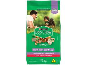 Ração Premium para Cachorro Dog Chow ExtraLife - Filhote Carne Frango e Arroz 3kg Ração Premium para Cachorro Dog Chow ExtraLife - Filhote Carne Frango e Arroz 3kg