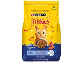 Ração Premium para Gato Friskies - Peixes e Frutos do Mar Adulto 500g