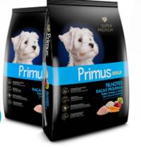 Ração primus gold filhotes raças pequenas sabor frango e arroz com cenoura e beterraba 3kg