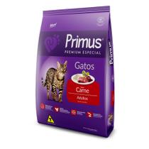 Ração Primus Natural Premium Sabor Carne para Gatos Adultos - 3kg Ração Primus Natural Premium Sabor Carne para Gatos Adultos - 3kg