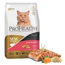 Ração Pro Health Gato Adulto Castrado Salmão e Damasco 500G