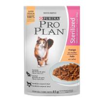 Ração Pro Plan Gatos Castrados Frango 85g - Embalagem com 15 Unidades