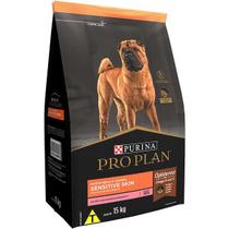 Racao pro plan sensitive adulto raca media e grande 15kg Racao pro plan sensitive adulto raca media e grande 15kg