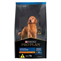 Ração Pro Plan Super Premium Para Cães Adultos Active Mind 7+ Todos Os Tamanhos Sabor Frango 1kg Nestlé Purina