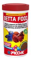 Ração Prodac Betta Food 40g Granules Aumenta A Cor Do Betta