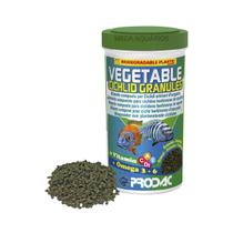 Ração Prodac Vegetable grão Cichlid Ciclídeos 100g