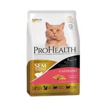 Ração ProHealth para Gatos Adultos Castrados Sabor Salmão - 1kg